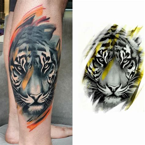 Awesome Tiger Tattoo Design White Tiger Tattoo Design