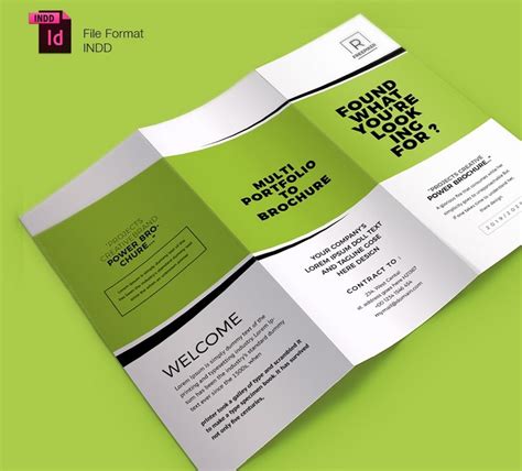 Tri Fold Brochure Template Powerpoint