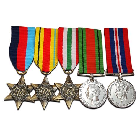 Buy Ww2 Medals Set 5x Award Royal British Army Service Corps Group War
