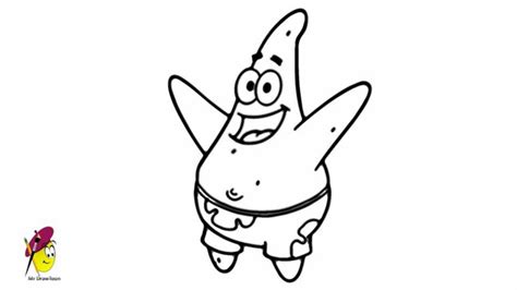 Happy Patrick In Spongebob How To Draw Spongebob Patrick Youtube