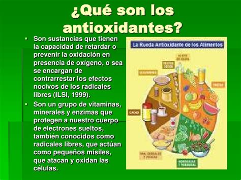 Los Antioxidantes Y La Alimentación Vive Una Vida Saludable
