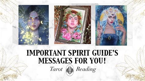 Important Spirit Guides Messages For Your Life Pick A Cardart Youtube