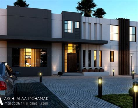 New Classic Villa On Behance Rhino 3d Classic House Exterior Classic