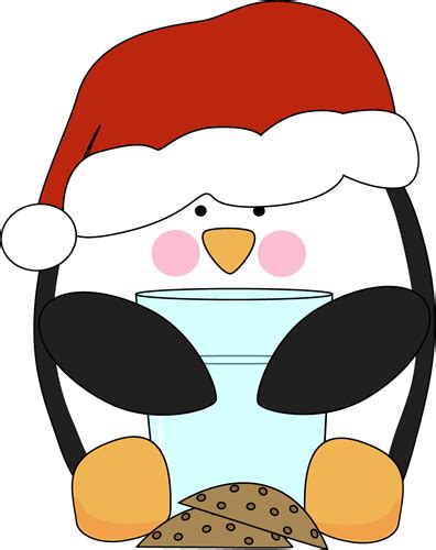 Download these amazing cliparts absolutely free and use these for creating your presentation, blog or website. Penguin Eating Christmas Cookies Clip Art - Penguin Eating Christmas Cookies Image