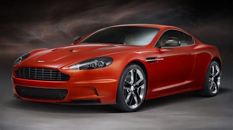 Download Wallpaper 1920x1080 Aston Martin Dbs 2011 Red Side View
