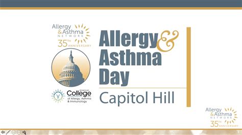 Allergy And Asthma Day Capitol Hill Overview Allergy And Asthma Network