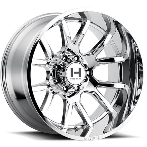 22 Hostile Wheels H113 Rage Chrome Off Road Rims Hst078 2