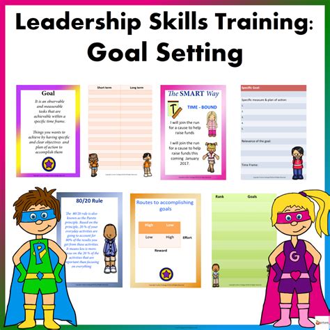 Leadership Skills Training Goal Setting Made By Teachers