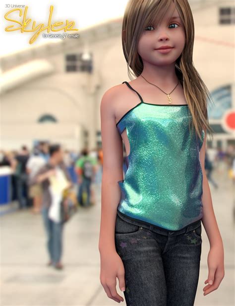 Download Daz Studio 3 For Free Daz 3d Skyler Character And Hair For