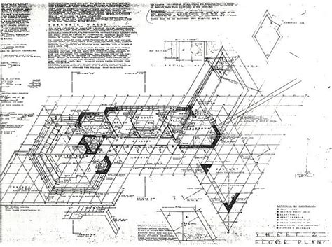 Gray tone indicated original structure. Image result for frank lloyd wright plan clinton della ...