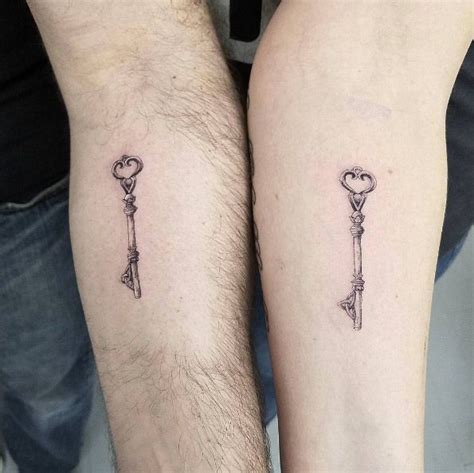 Matching Skeleton Keys By Mr Koo Skeleton Key Tattoo Key Tattoo
