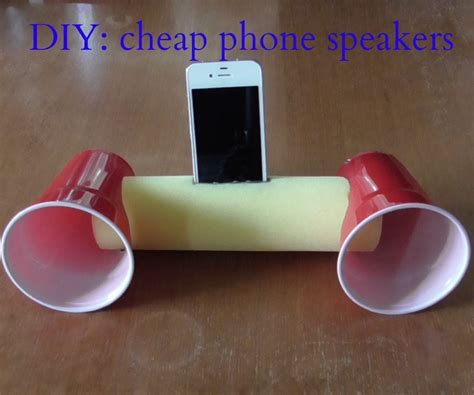 It's one that closely resembles a. DIY: Cheap Phone Speakers That Don't Use Electricity: 5 Steps