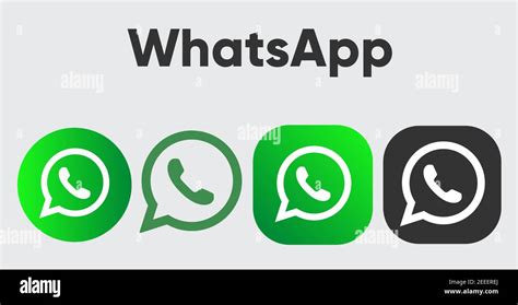 Green Whatsapp Button With Phone And Bubble Chat Icon Stock Vector