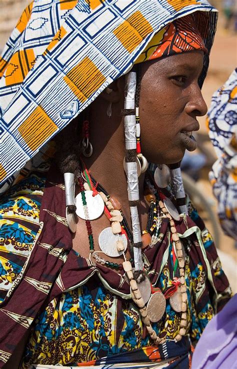 Africa Fulani Woman Gorum Gorum Burkina Faso
