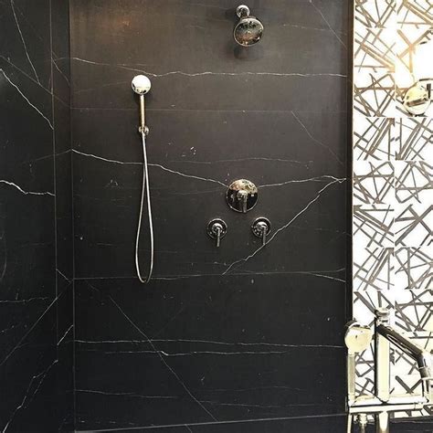 48 Beautiful Black Marble Bathroom Design Ideas To Looks Classy With