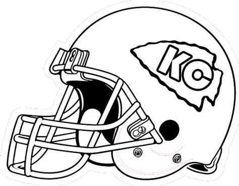 This logo has been used as team's helmet logo since 1963. Kansas City Chiefs Coloring Pages - Coloring Home