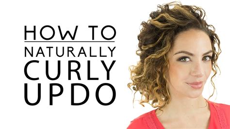 Natural hair is becoming increasingly popular, and with that trend comes a large variety of short natural hairstyles that are fun, flirty, spunky, and sexy to wear. Naturally Curly Updo - YouTube