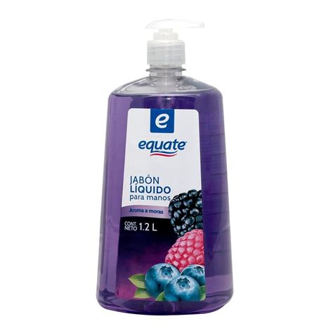 Jabón líquido Equate para manos aroma a mora 1 2 l Walmart
