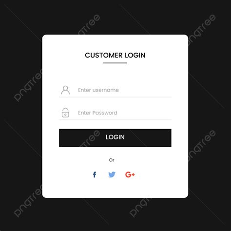 User Login Template Template Download On Pngtree