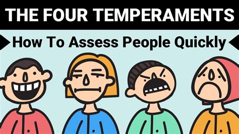 The Four Temperaments How To Assess People Quickly Youtube