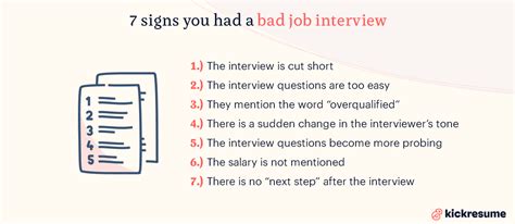 bad job interview 7 signs you didn t get the job after interview