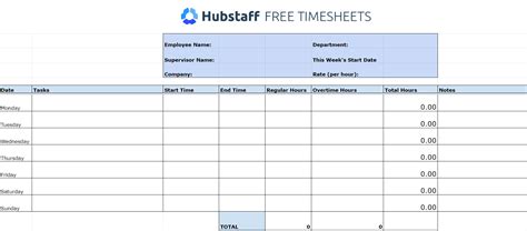 9 Free Excel Timesheet Template With Formulas Template Invitations