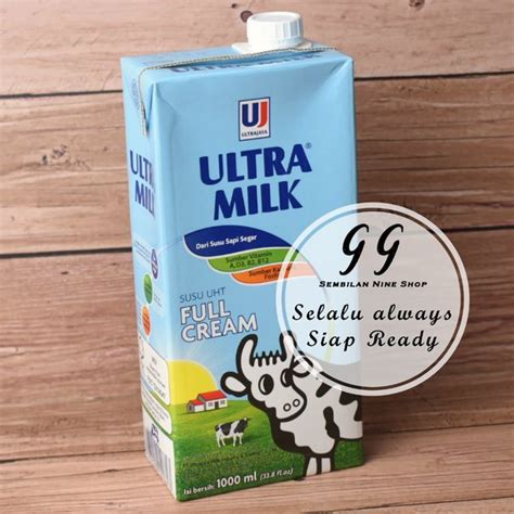 Jual Ultra Milk Susu Uht Full Cream 1000 Ml 1 Liter Ultrajaya Susu Sapi Ful Krim Halal Di Lapak