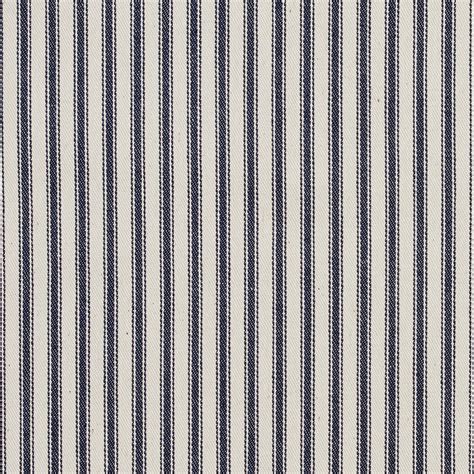 Dark Blue And White Small Stripe Class Pinstripe Look Denim 100 Cotton