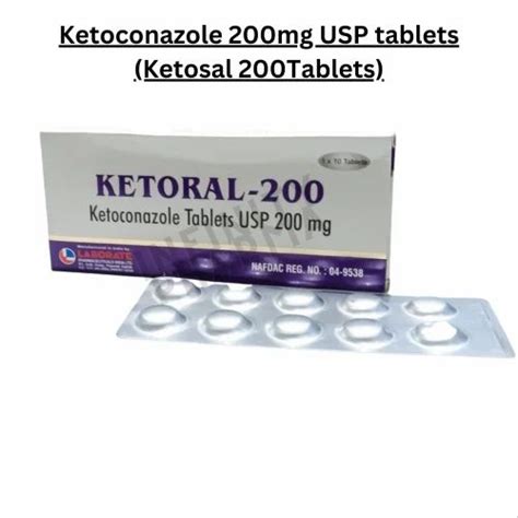 Ketoconazole 200mg Usp Tablets Ketosal 200tablets At Rs 140box