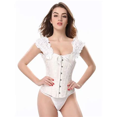 chinese plus size corset women faux leather lace steampunk corset dress gothic bustier corset