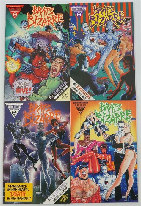 Brats Bizarre 1 4 Fn Vf Complete Series With Cards Pat Mills Epic Set 2 3 Comic Books