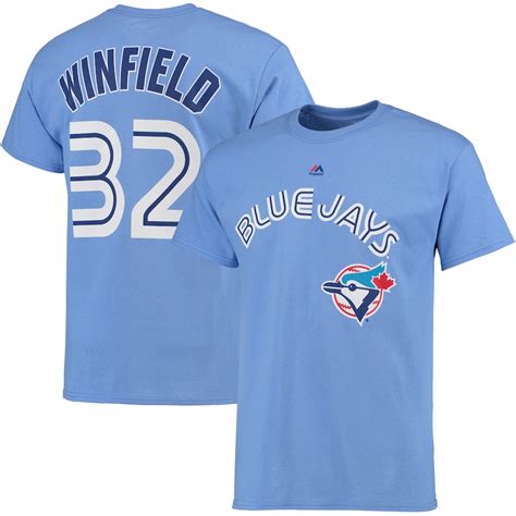 Mens Toronto Blue Jays Dave Winfield Majestic Light Blue Cooperstown