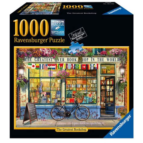Ravensburger The Greatest Bookshop 1000 Piece Puzzle Brand Etsy
