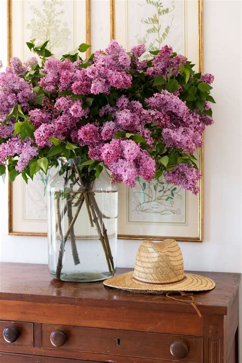 How To Arrange An Overflowing Bouquet Of Lilacs And Keep Them From
