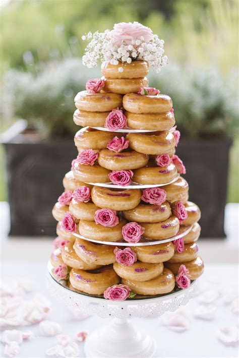 Amazing Doughnut Wedding Cake Ukbrenda Chriss Stunning Wedding
