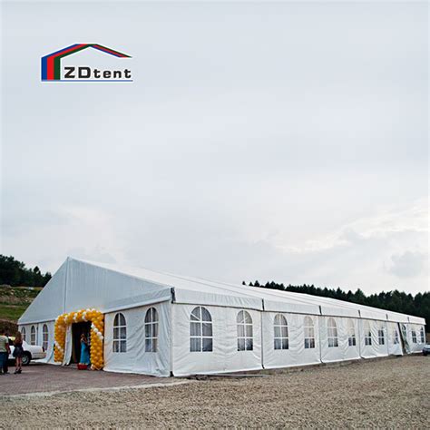 Permanent White Pvc Outdoor Party Aluminum Large 20x30m Waterproof Roof