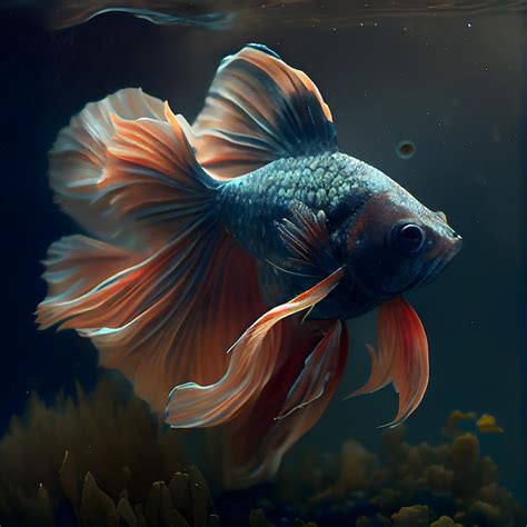 Premium Ai Image Siamese Fighting Fish In The Aquarium Betta Splendens