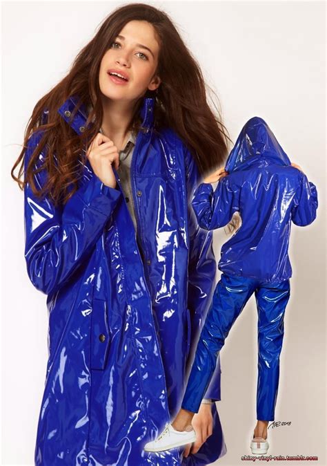 Vinyl Rain Vinyl Clothing Shiny Jacket Vinyl Raincoat