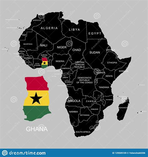 Africa ghana the world factbook central intelligence agency. Territory Of Ghana On Africa Continent. Vector Illustration. Stock Vector - Illustration of ...