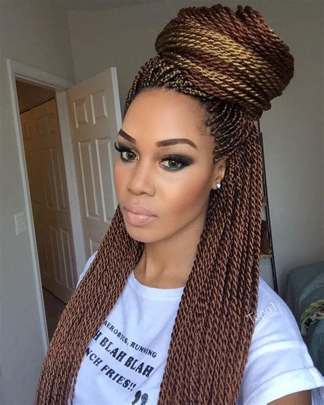 40 Chic Twist Hairstyles For Natural Hair Twist Braid Hairstyles Twist Hairstyles Senegalese
