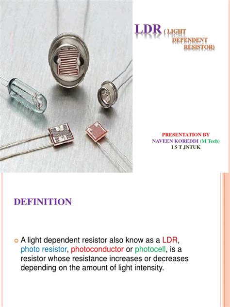 Light Dependent Resistors Pdf Electrical Resistivity And