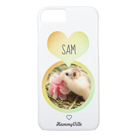 Hammyville Cute Hamster Heart Case Mate Iphone Case Zazzle Cute