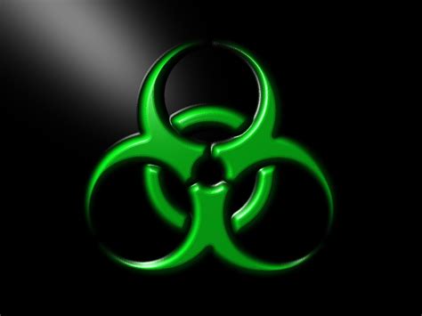 Follow the vibe and change your wallpaper every day! Green Biohazard Wallpaper - WallpaperSafari