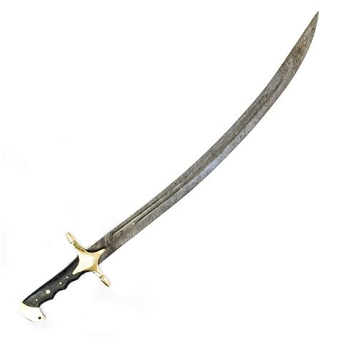 Arabian Scimitar Sword Damascus Steel 37 Battling Blades Reviews