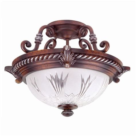 Hampton bays is a ceiling fan manufacturer whose products are made for ease of installation by homeowners, including kits that specify flush mounting. Hampton Bay Bercello Estates 15 in. 2-Light Volterra ...