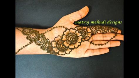 Enhance your brand image with these modern and simplistic designs. easy simple beautiful floral mehndi henna designs for ...