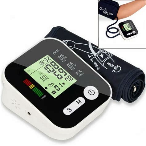 Upper Arm Blood Pressure Monitor With Extra Large Cuff
