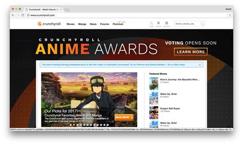 For this example, we'll be showing you how to create an account on the crunchyroll website but the process is almost identical if you're using the smartphone or tablet apps. 5 of the Best Apps to Watch Anime on Your Mobile - Honeydogs