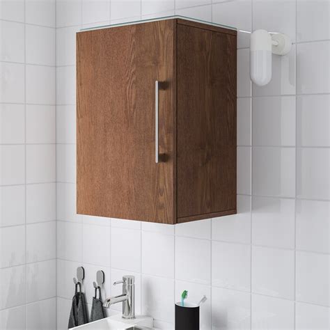 We did not find results for: GODMORGON Wall cabinet with 1 door - brown stained ash ...