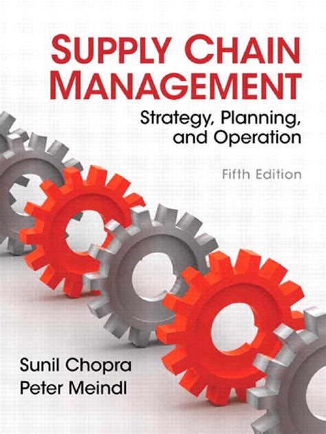 Supply Chain Management Strategy Planning And Operation
